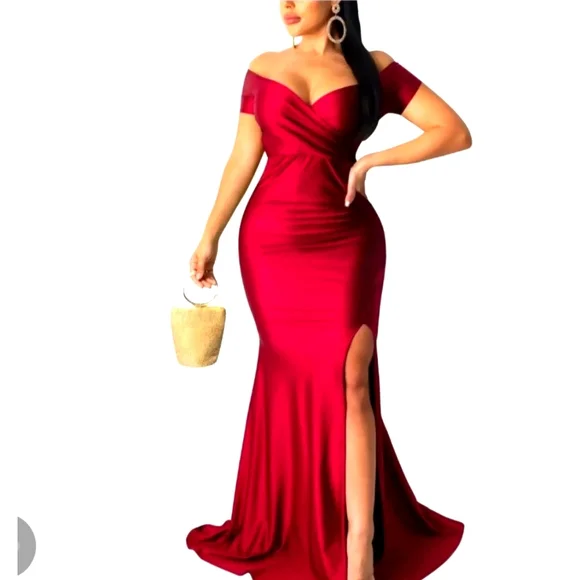 Unbranded | Dresses | Stunning Red Formal Dress Nwot Sz Small | Poshmark